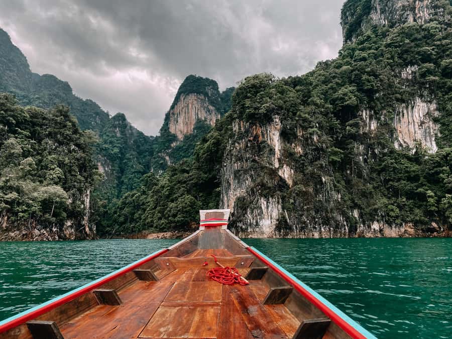 2 Days Khao Sok with Overnight at Cheow Lan Lake Raft House - The trail to 500 Rai Inner Lake