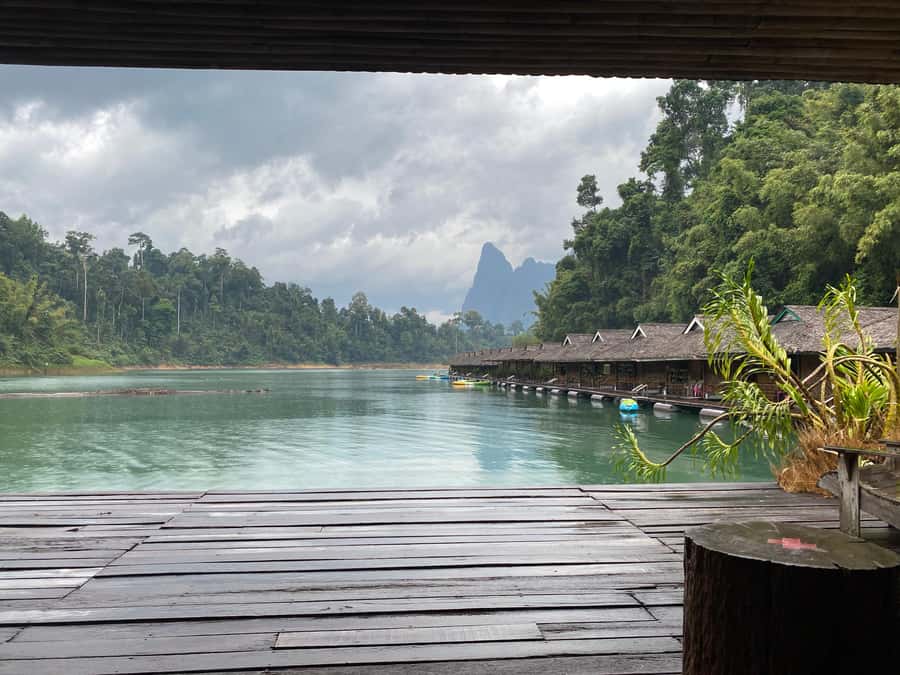 2 Days Khao Sok with Overnight at Cheow Lan Lake Raft House - Feeding and bathing elephants near Phuket
