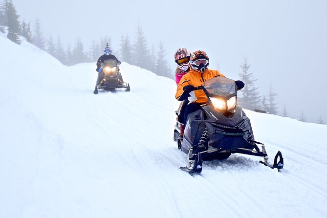 2 Hour Wilderness Adventure Snowmobile Tour in Whistler - Learning to handle the snowmobile