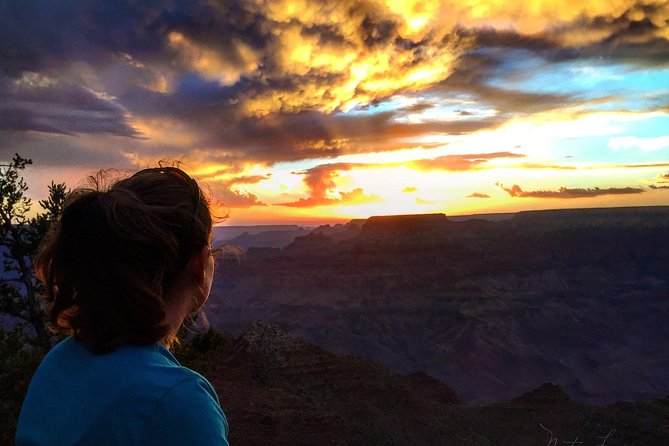 4-Hour Biblical Creation + Sunset Tour • Grand Canyon National Park South Rim - Navajo Point explains the lake spillover model