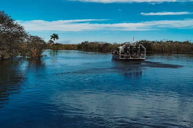 60 min. Everglades Airboat ride & pick-up ,small group +pro guide - From Miami streets to the River of Grass