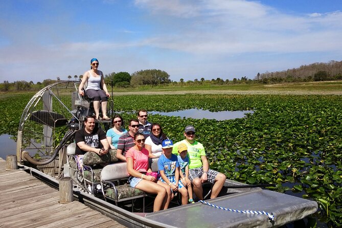 60 min. Everglades Airboat ride & pick-up ,small group +pro guide - What the price really buys you