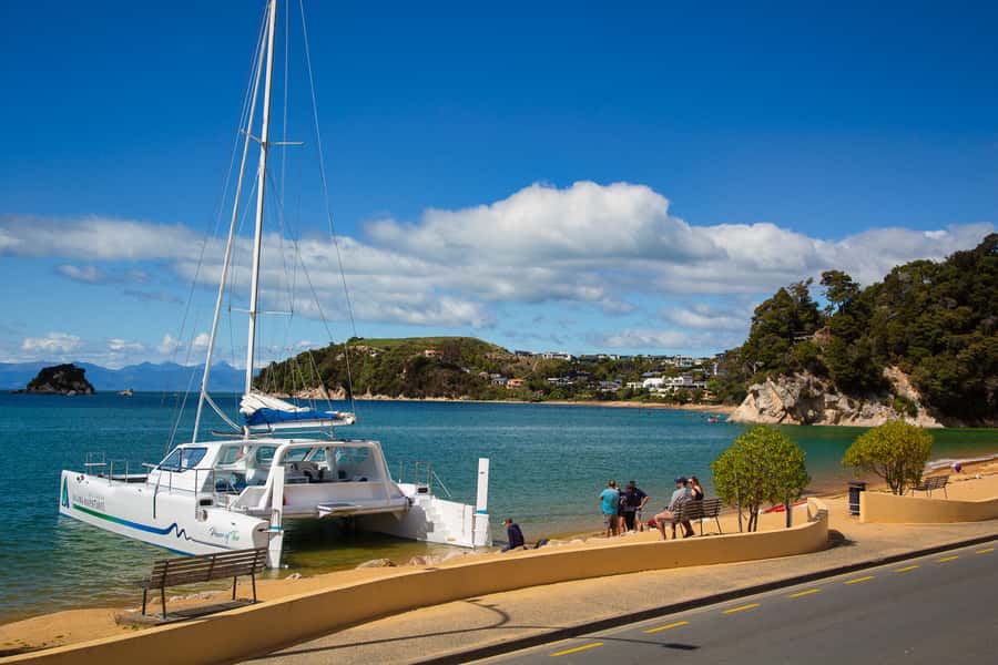 Abel Tasman National Park: Cruise, Walk & Sailing Tour - The water taxi ride to Anchorage Bay