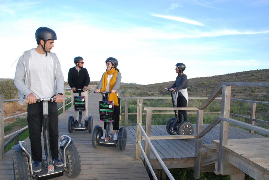 Albufeira: Salgados Nature Reserve Segway Tour - Getting comfortable on the Segway