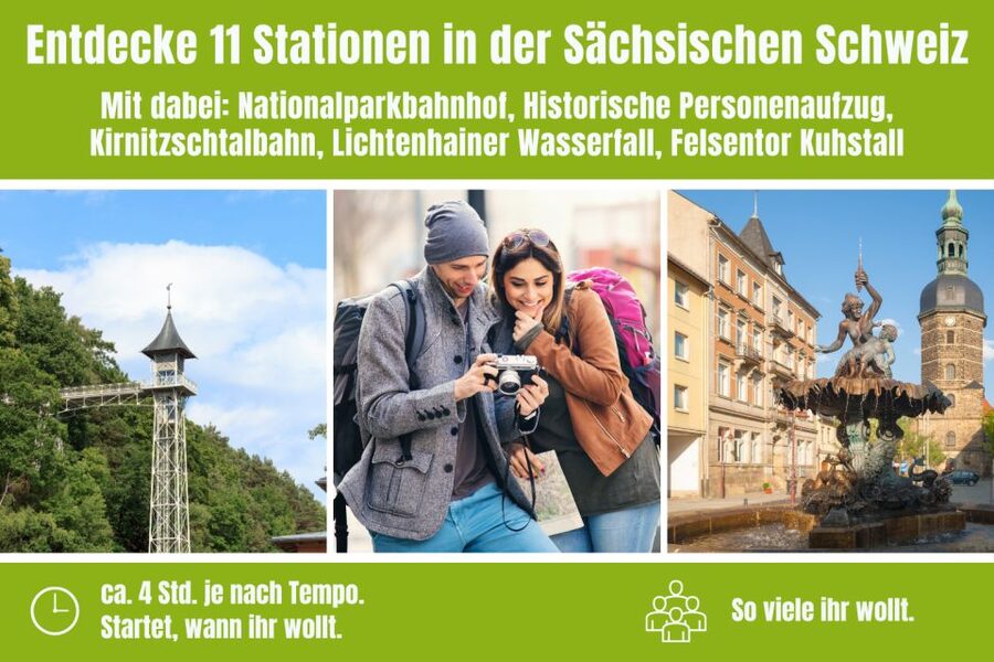 Bad Schandau: Scavenger Hunt through Saxon Switzerland - Optional time for Kuhstall and the wider park