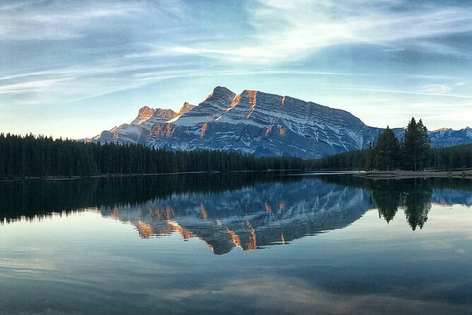 Banff Gondola Hot Springs Bow Falls and Three Lakes tour - Bow Falls, a quick stop with easy views