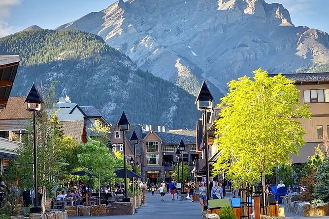 Banff Gondola Hot Springs Bow Falls and Three Lakes tour - Two Jack Lake is the quiet counterpoint