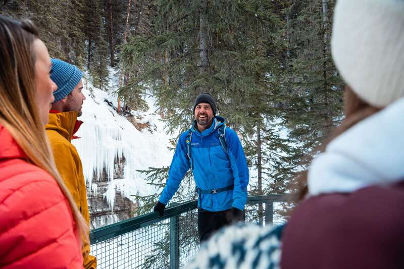Banff: Morning or Afternoon Johnston Canyon Icewalk - The Bow Valley Parkway sets the mood