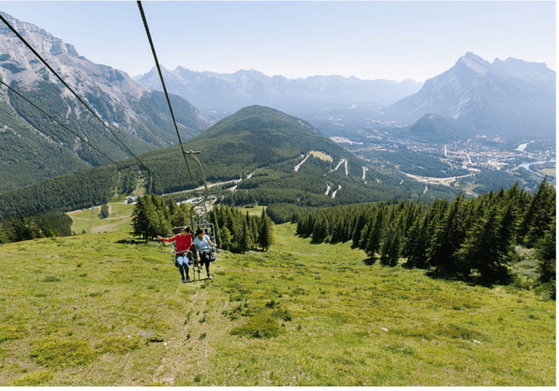 Banff: Sightseeing Chairlift Ride High Above Banff - The view from nearly 7,000 feet