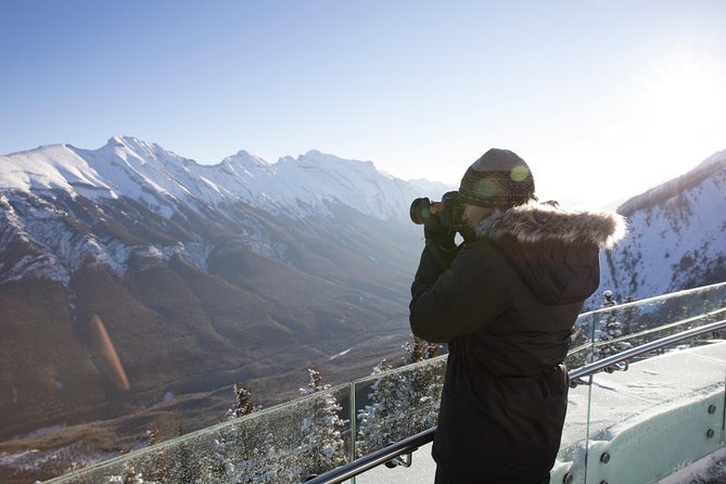 Banff Winter Tour Featuring Mountaintop Dinner and Banff Gondola - Cascade Ponds and Tunnel Mountain Drive