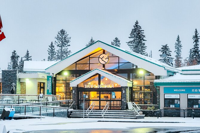 Banff Winter Tour Featuring Mountaintop Dinner and Banff Gondola - Two Jack Lake: a quiet first look