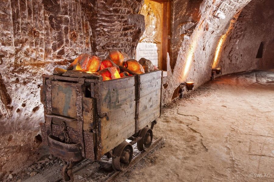 Bavarian Salt Mine Tour and Berchtesgaden - Entering the 500-year-old salt mine