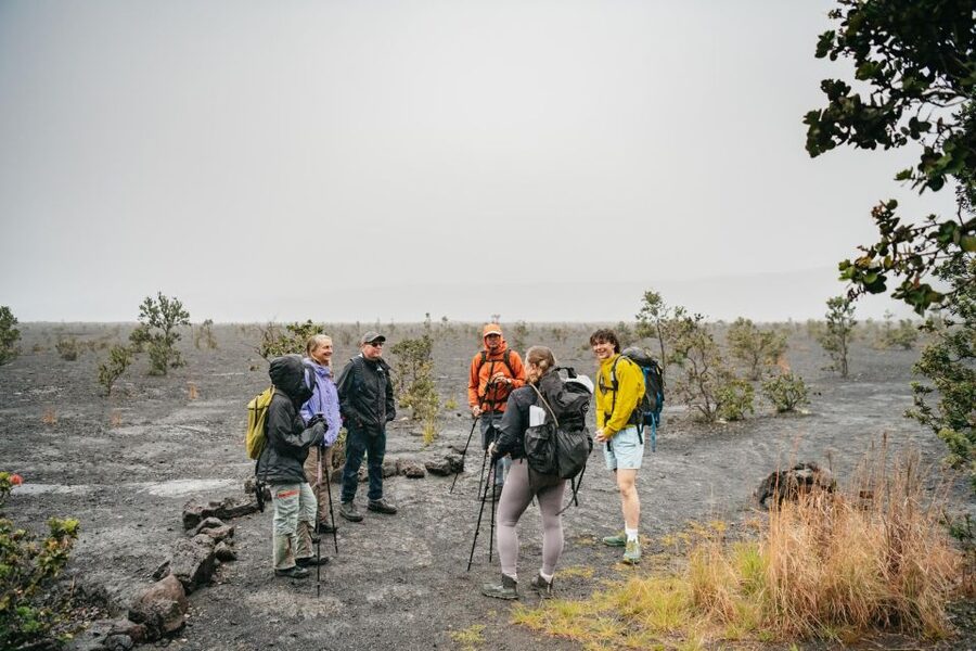 Big Island: Hawai'i Volcanoes National Park Guided Hike - Looking across Kilauea Iki Crater