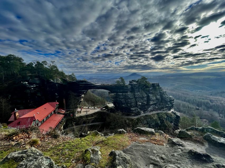 Bohemia & Saxon Switzerland Winter Day Tour from Prague - Crossing into Bohemia for Pravčická brána