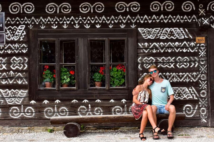 Bratislava: Čičmany, Bojnice, Orava & High Tatras Day Tour - Čičmany shows Slovakia at village scale