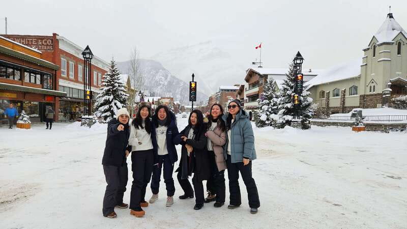 Calgary: Canmore, Banff, Lake Louise - Gondola Included - Bow Falls, a short but worthwhile stop