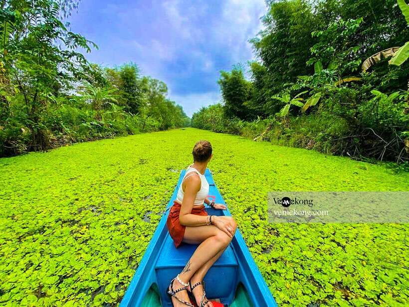 Can Tho: Lung Ngoc Hoang Nature Reserve & Forest Tour - Entering the wetland by boat