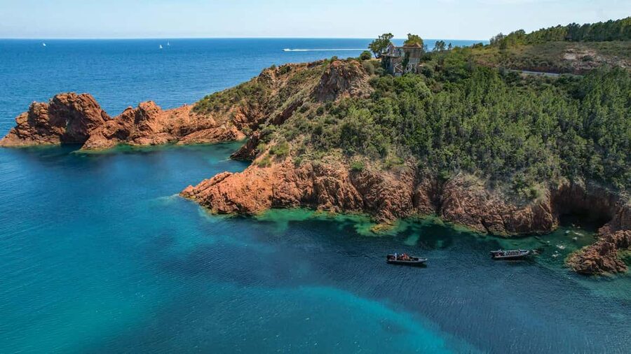 Cannes: 2.5-Hour Esterel Calanques Boat Excursion - The route toward Mandelieu-La Napoule