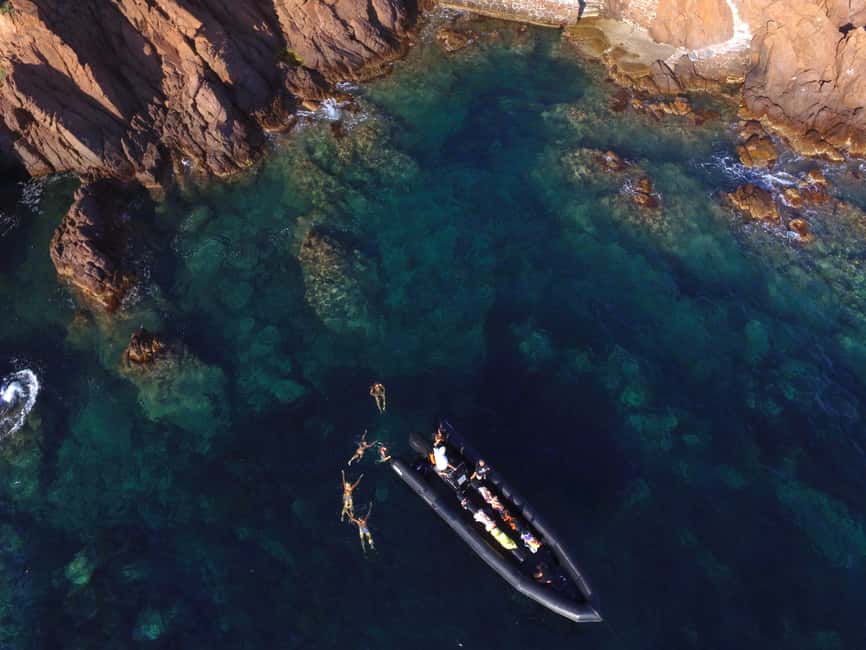 Cannes: 2.5-Hour Esterel Calanques Boat Excursion - Cap Roux, red rock, and the most dramatic scenery