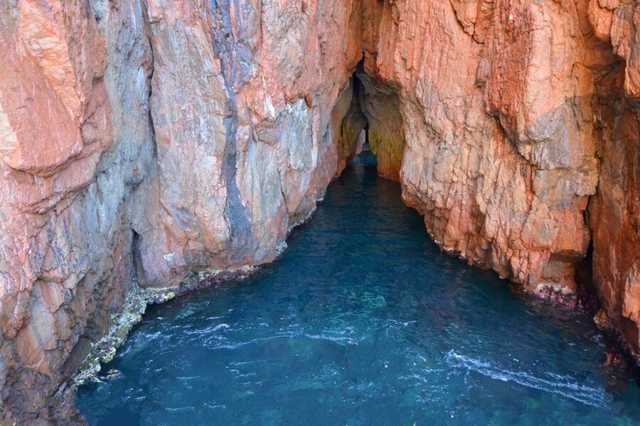 Cargèse: Calanques of Piana Capo Rosso Semi-Rigid Boat Tour - Arone Beach and the story of the coast