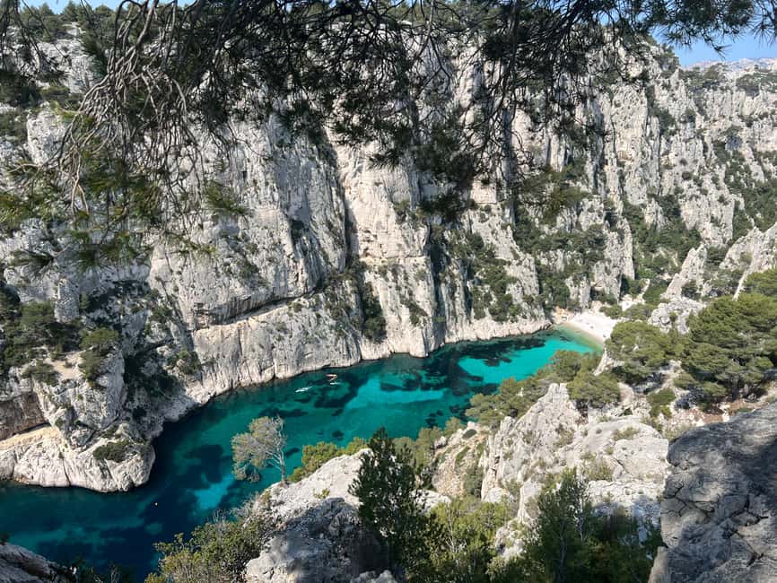 Cassis: 3 Calanques Half-Day Hiking Tour with Swimming - The En-Vau viewpoint delivers the big scene