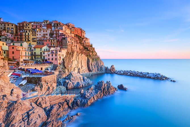 Cinque Terre and Pisa Tower Tour from Florence Semi Private - Vernazza: the best place for lunch and a swim