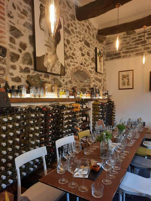 Cinque Terre: Pesto Making Class with Wine and Food Tasting - A stone cellar near Vernazza station
