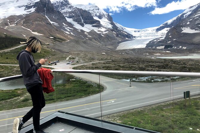Columbia Icefield Glacier Adventure Day Tour from Calgary/ Banff - Peyto Lake gives you the famous blue view
