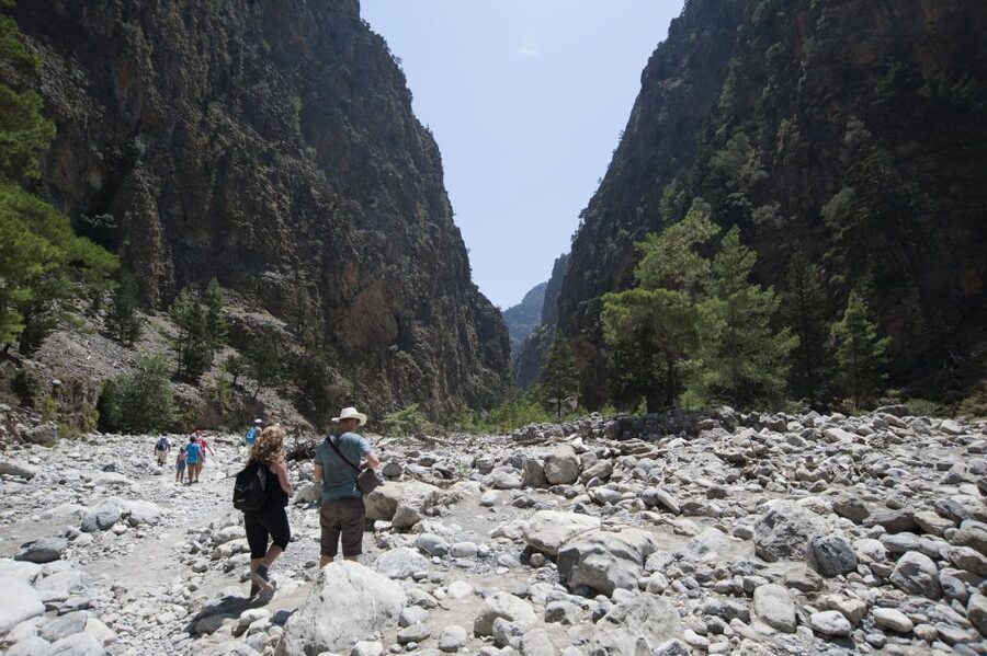 Crete: Samaria Gorge Hike - The abandoned village and the Iron Gates