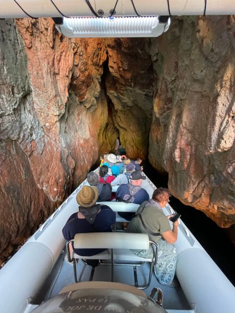 Croisière Calanques de Piana - Baignade bateau 12 places - Arone Beach and the approach to the Gulf of Porto