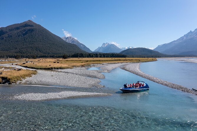 Dart River Jet Boat and Wilderness Experience - Mt Aspiring National Park from the water