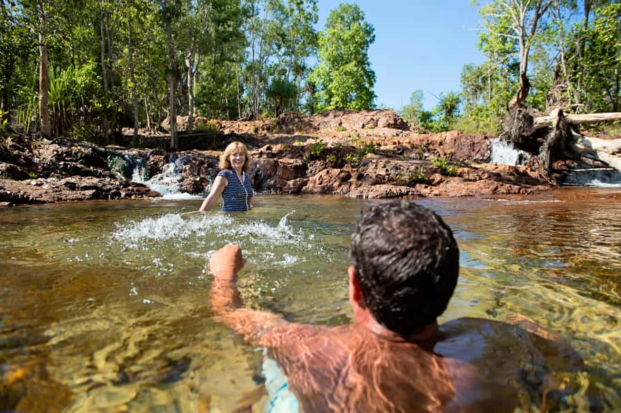 Darwin: Litchfield National Park Waterfalls & Wildlife Tour - Florence Falls is the first major swim