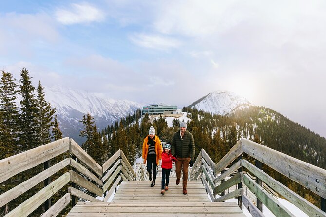 Day Tour to Banff Gondola Johnston Canyon Hiking Cave Basin - Bow Falls and Surprise Corner keep the bus moving