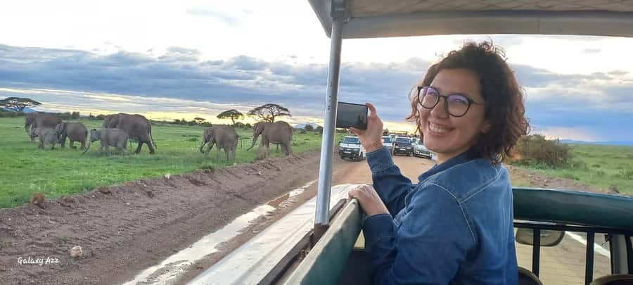 DAY TRIP AMBOSELI NATIONAL PARK FROM NAIROBI BUDGET SAFARI. - Four hours of wildlife around Kilimanjaro