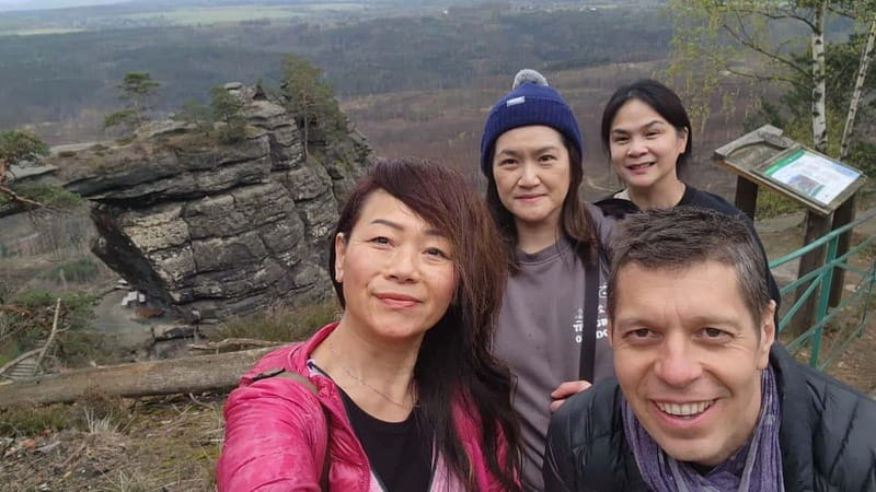 Day trip from Prague to Bohemian and Saxon Switzerland - Bastei gives you the first big view
