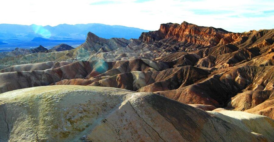 Death Valley Day-Tour from Las Vegas - Artists Palette brings garish color to a dry world