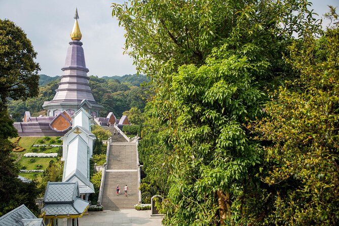 Doi Inthanon National Park Eco-Friendly Full Day Tour - The Twin Royal Stupas and their formal gardens