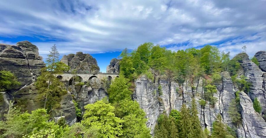 Dresden: Hassle-free trip to Bohemian and Saxon Switzerland - Bastei Bridge delivers the first big view