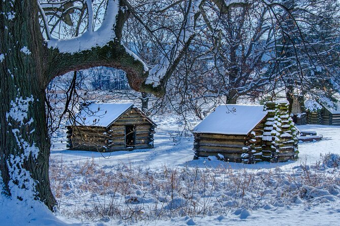 Driving Tour of Valley Forge National Park from Philadelphia - Muhlenberg Brigade huts and the human scale of camp life