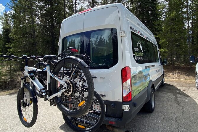 eBike and Hike Banff to Johnston Canyon small group guided program - How the shuttle and group arrangement may work