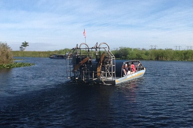 Everglades Airboat Tour from Fort Lauderdale with transportation - The one-hour airboat ride at Dania Beach