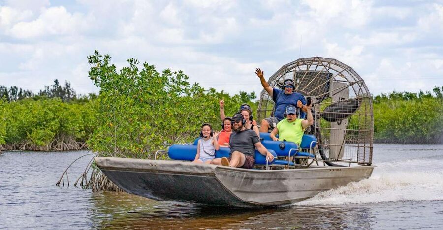 Everglades: Mangrove Maze Airboat Tour and Boardwalk - The Everglades City Boardwalk changes the pace