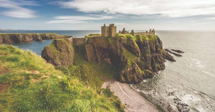 From Aberdeen: Dunnottar Castle and Cairngorms Day Trip - The Falls of Feugh add water, wildlife, and a rough edge