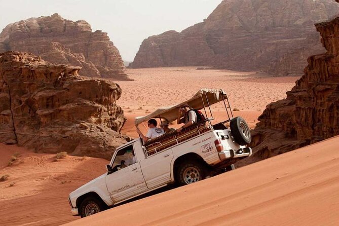From Amman: Petra and Wadi rum Full day Tour - The drive to Wadi Rum and the desert safari