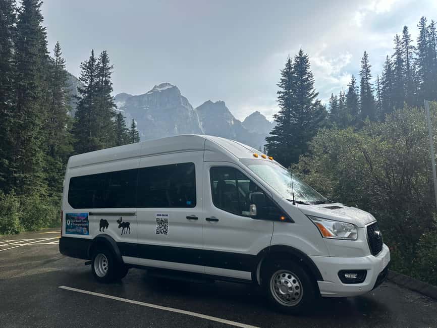 From Banff/Canmore: Moraine Lake, Lake Louise 1.5 hrs Each - The short transfer to Moraine Lake