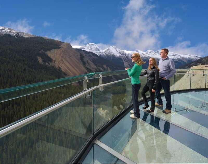 From Banff/Lake Louise: 1-Way Sightseeing Tour to Jasper - Peyto Lake brings the famous blue water