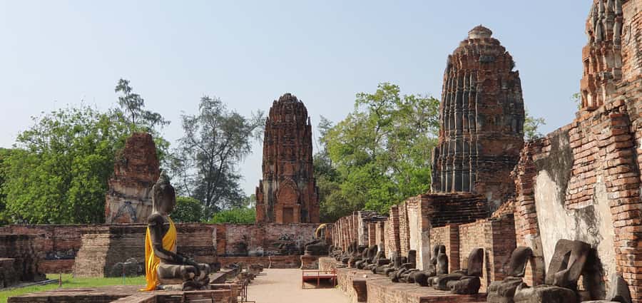 From Bangkok: Ayutthaya & Khao Yai National Park Day Trip - Wat Mahathat and the Buddha beneath the tree