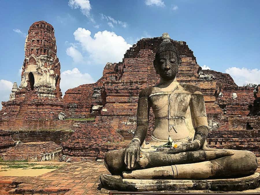 From Bangkok: Ayutthaya & Khao Yai National Park Day Trip - Wat Phra Si Sanphet and three elegant chedis