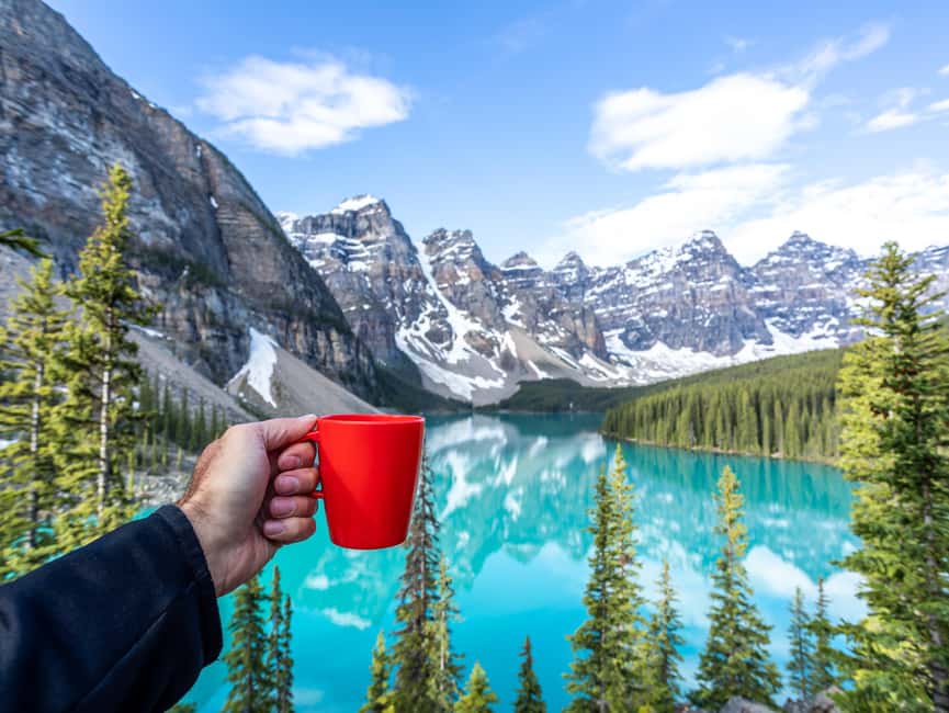 From Canmore/ Banff: Sunrise Moraine Lake and Lake Louise - What the drive from Canmore or Banff is like