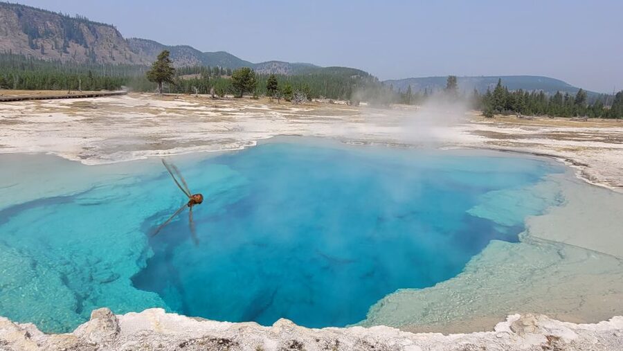 From Cody: Full-Day Yellowstone National Park Tour - Norris Geyser Basin feels raw and unpredictable